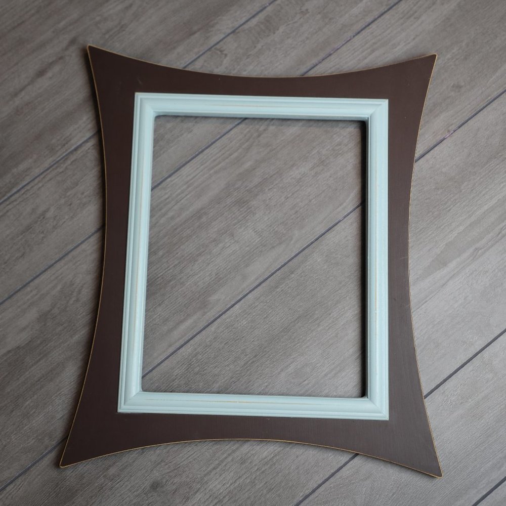 11x14 Brown and Blue Picture Frame